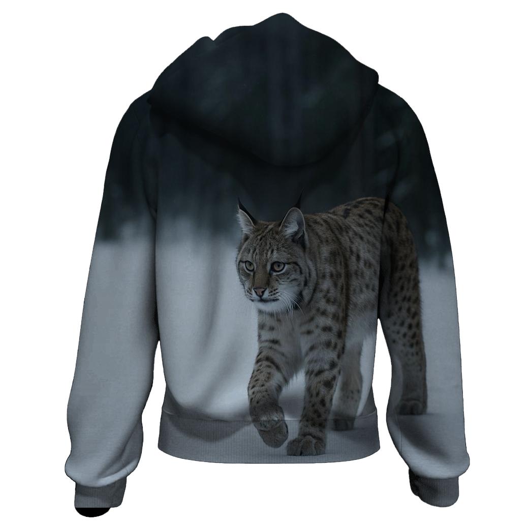 Frostline Forager Eurasian Lynx custom hoodies
