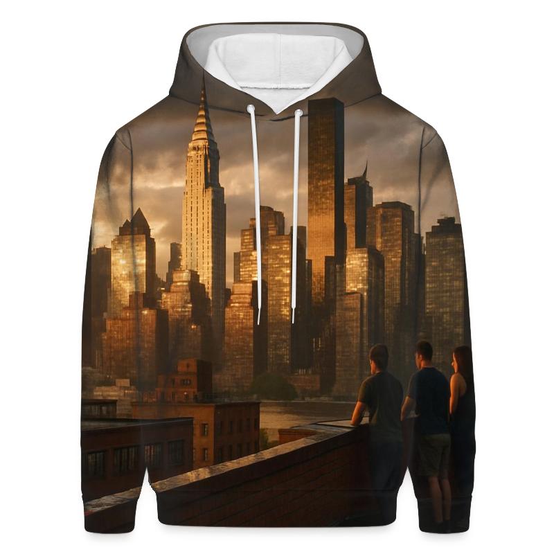 Summer Storm Clearing Over Midtown From Queensboro Rooftops lightweight hoodies