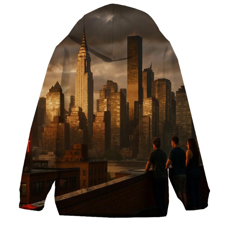 Summer Storm Clearing Over Midtown From Queensboro Rooftops lightweight hoodies