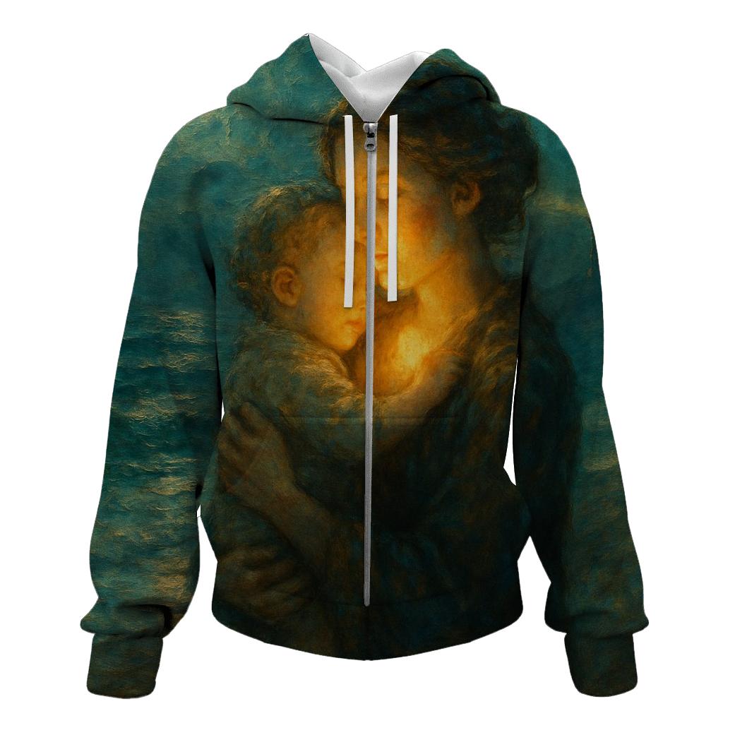 The Lighthouse Within Her Voice premium hoodies