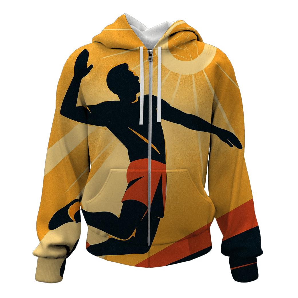 Solar Disc Volleyball Spike hoodie styles