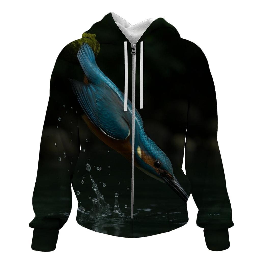 Riverglass Hunt Common Kingfisher hoodies fashion