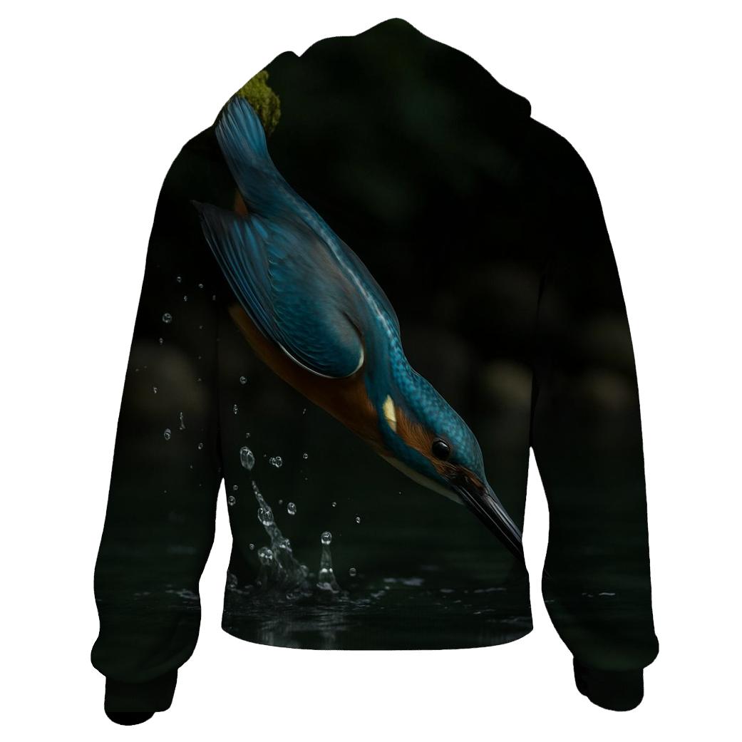 Riverglass Hunt Common Kingfisher hoodies fashion