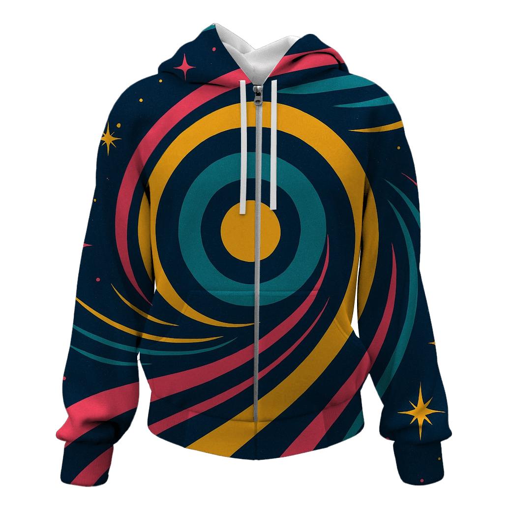 Cosmic Roller Rink Rings heavyweight hoodies