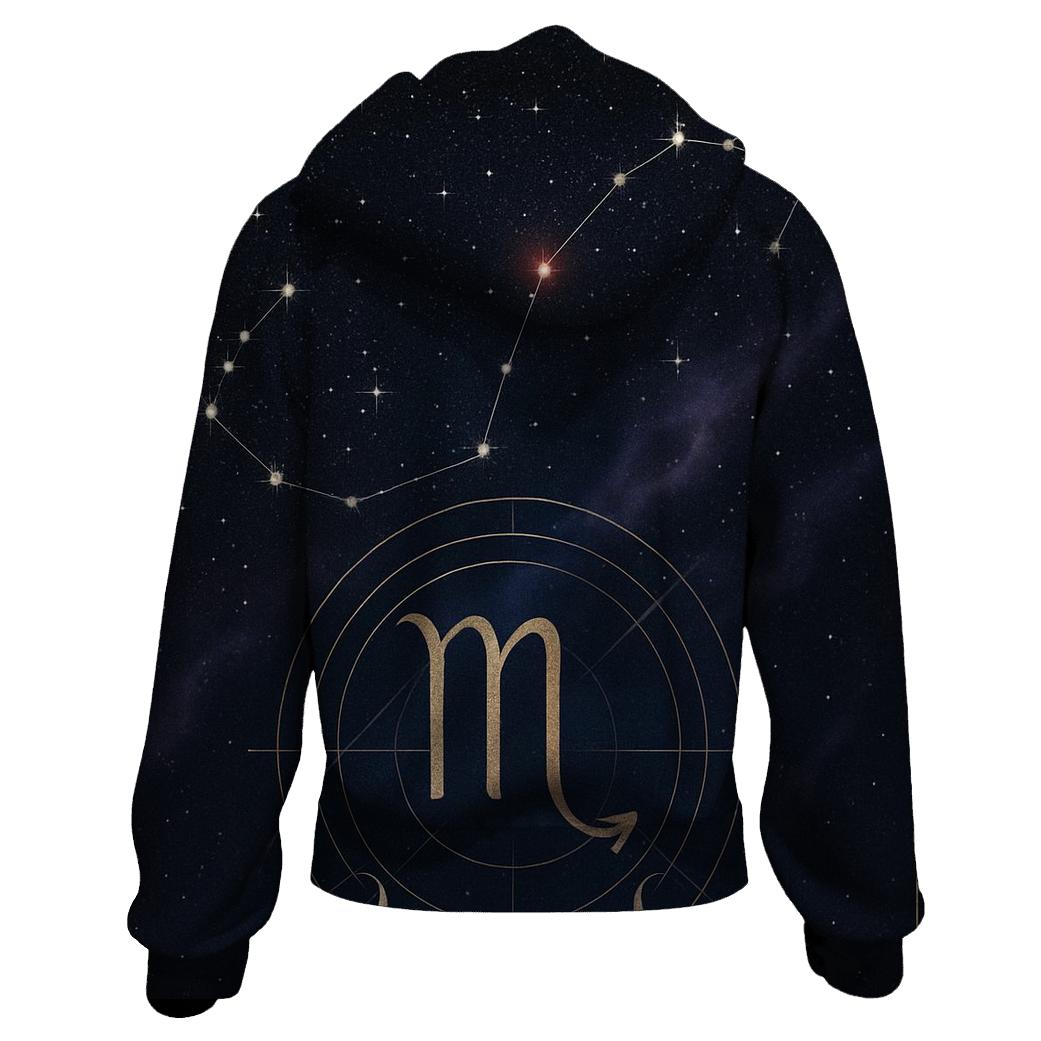 Scorpio Constellation And Lunar Alchemy Sigil custom hoodies