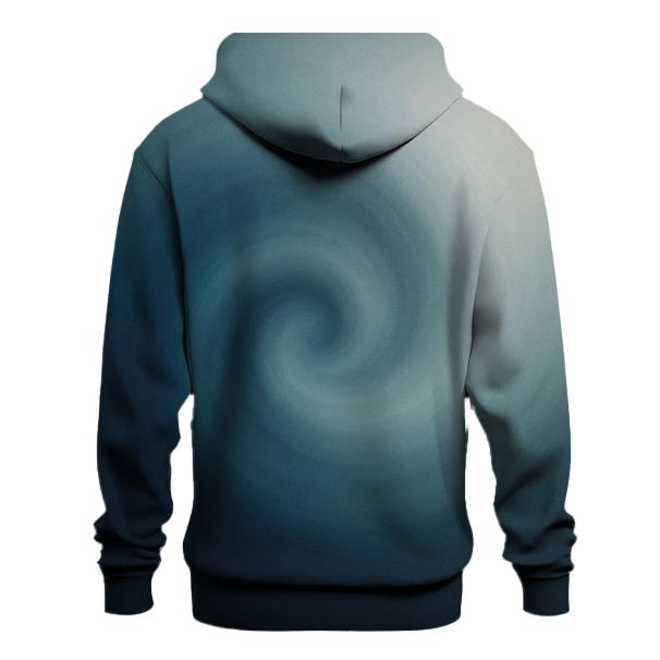 Cobalt Fog Spiral Gradient premium hoodies