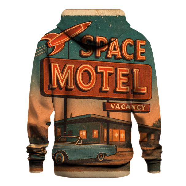 Vintage Space Motel Postcard hoodies fashion