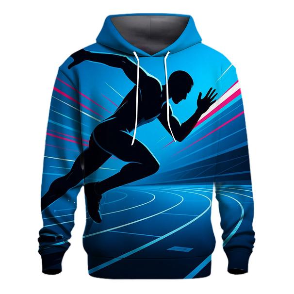 Neon Velocity Track Sprint designer hoodies