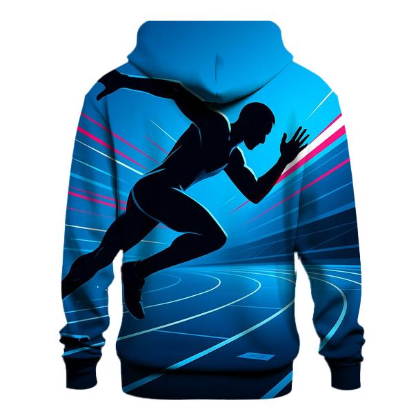 Neon Velocity Track Sprint designer hoodies