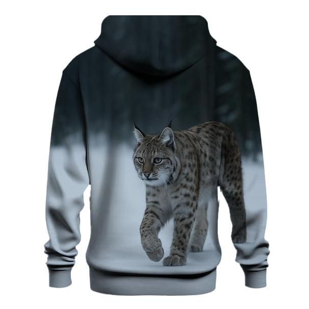 Frostline Forager Eurasian Lynx zip-up hoodies