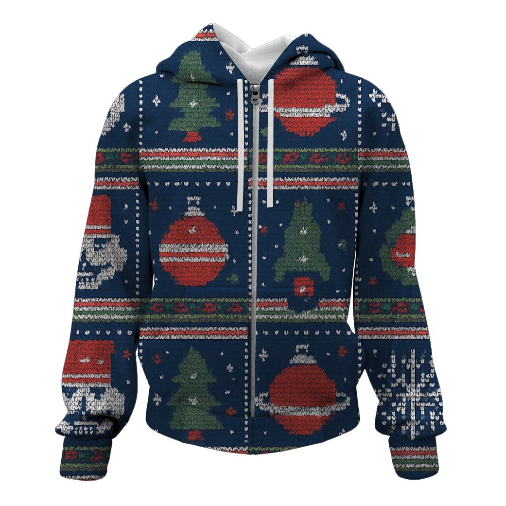 Nutcracker Moon Base Patchwork Design embroidered hoodies