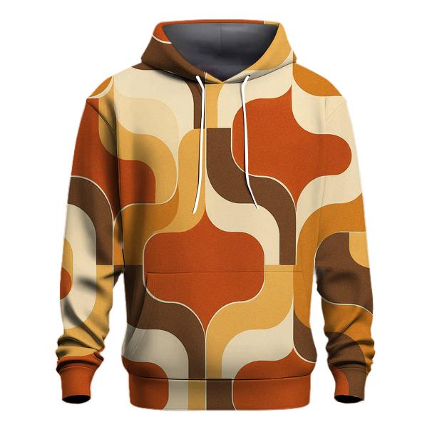 Groovy Terracotta Tilewave hoodie designs
