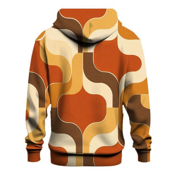 Groovy Terracotta Tilewave hoodie designs