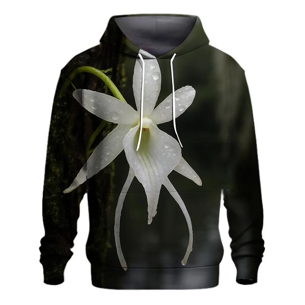 Ghost Orchid After Rain On Cypress Bark hoodies fashion
