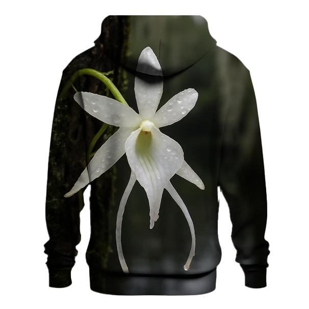 Ghost Orchid After Rain On Cypress Bark hoodies fashion