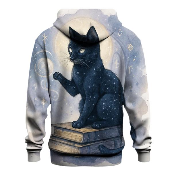 Midnight Library Familiar Cat hoodie designs