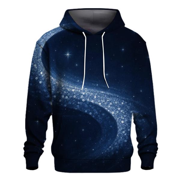 Midnight Sequin Nebula Wave custom hoodies