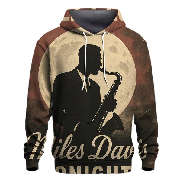Aged Lunar Jazz Club Poster pullover hoodies