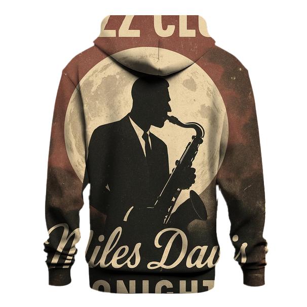 Aged Lunar Jazz Club Poster pullover hoodies