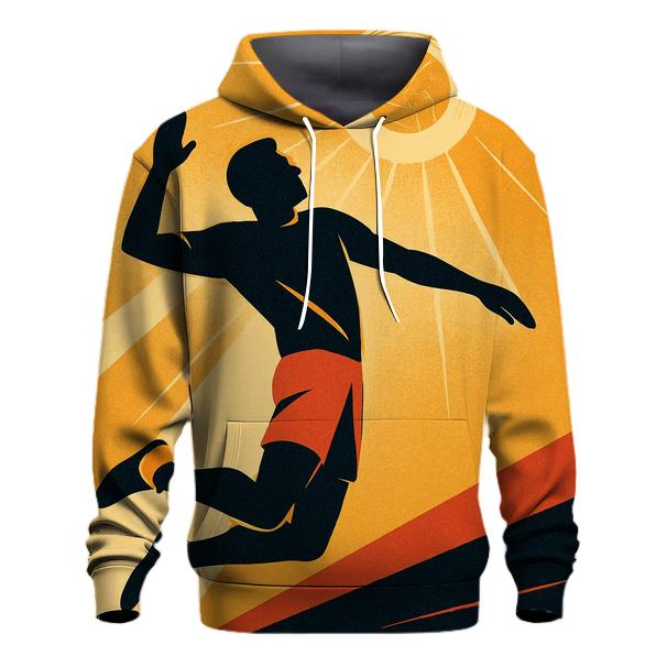 Solar Disc Volleyball Spike pullover hoodies