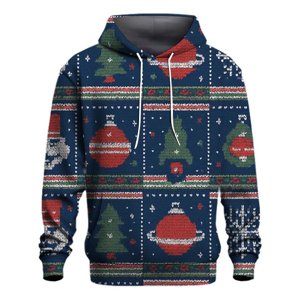 Nutcracker Moon Base Patchwork Design pullover hoodies