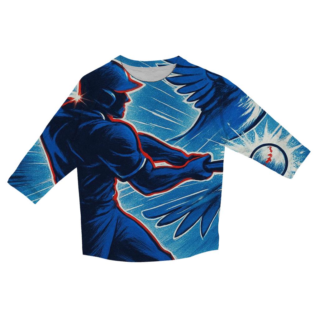 Featherstorm Swing With Blue Jays Energy stylish quarter sleeve tops