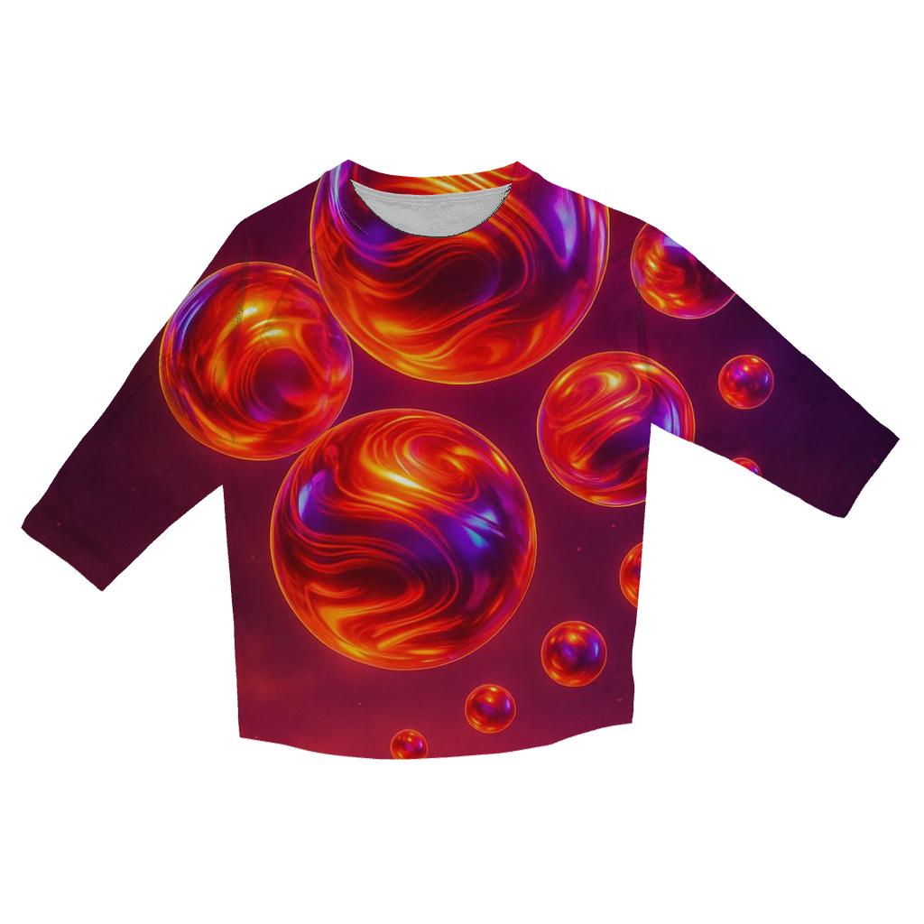 Molten Aurora Marbles cotton quarter sleeve shirts