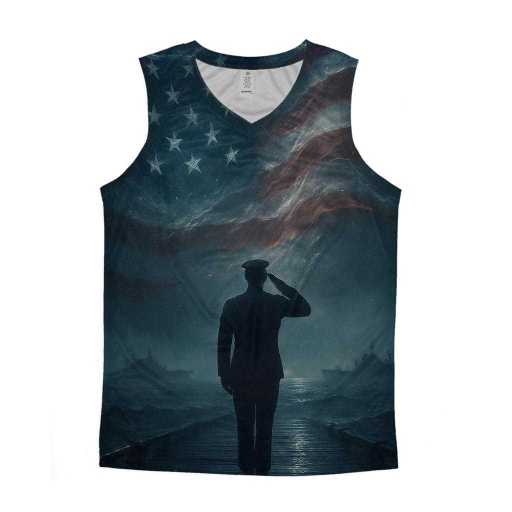 Harbor Vigil Under The Star Field stylish racerback tanks
