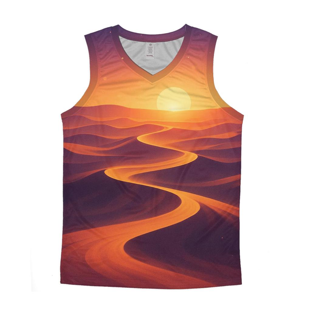 Gilded Mirage Dune Sunset custom tank tops