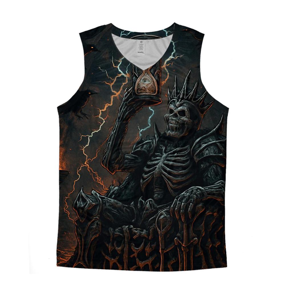 Throne Of The Ashen Skeleton King trendy fitted tank tops