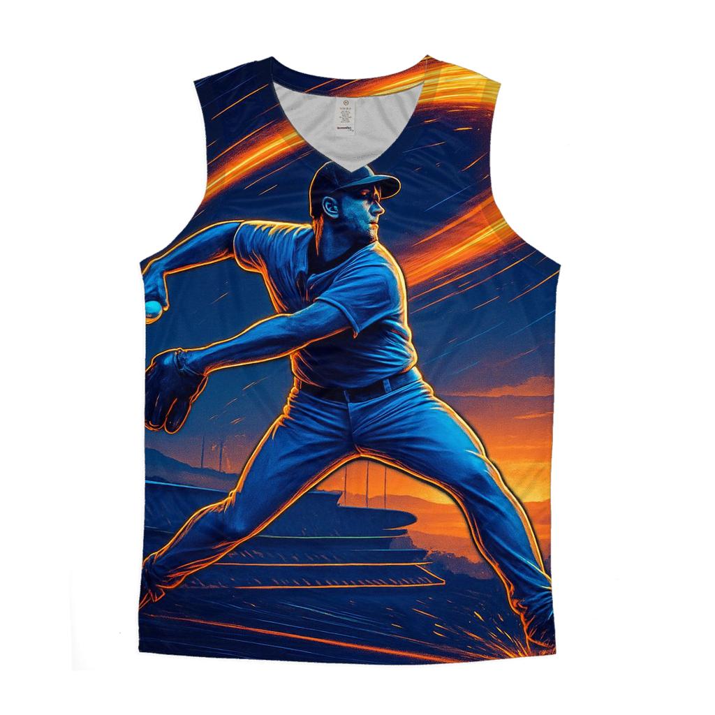 California Sunset Pitch Spiral custom tank tops