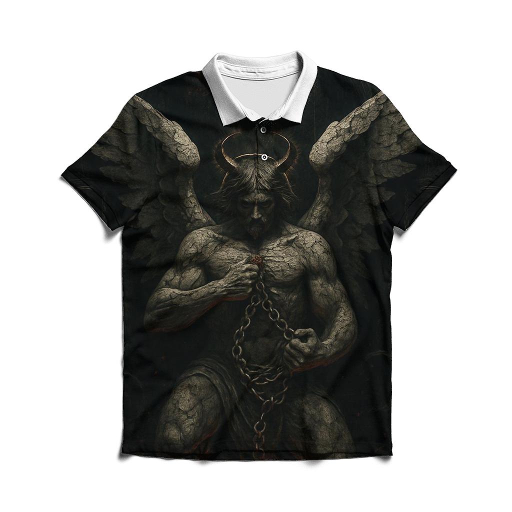 Cathedral Of The Bound Seraph premium cotton polo shirts