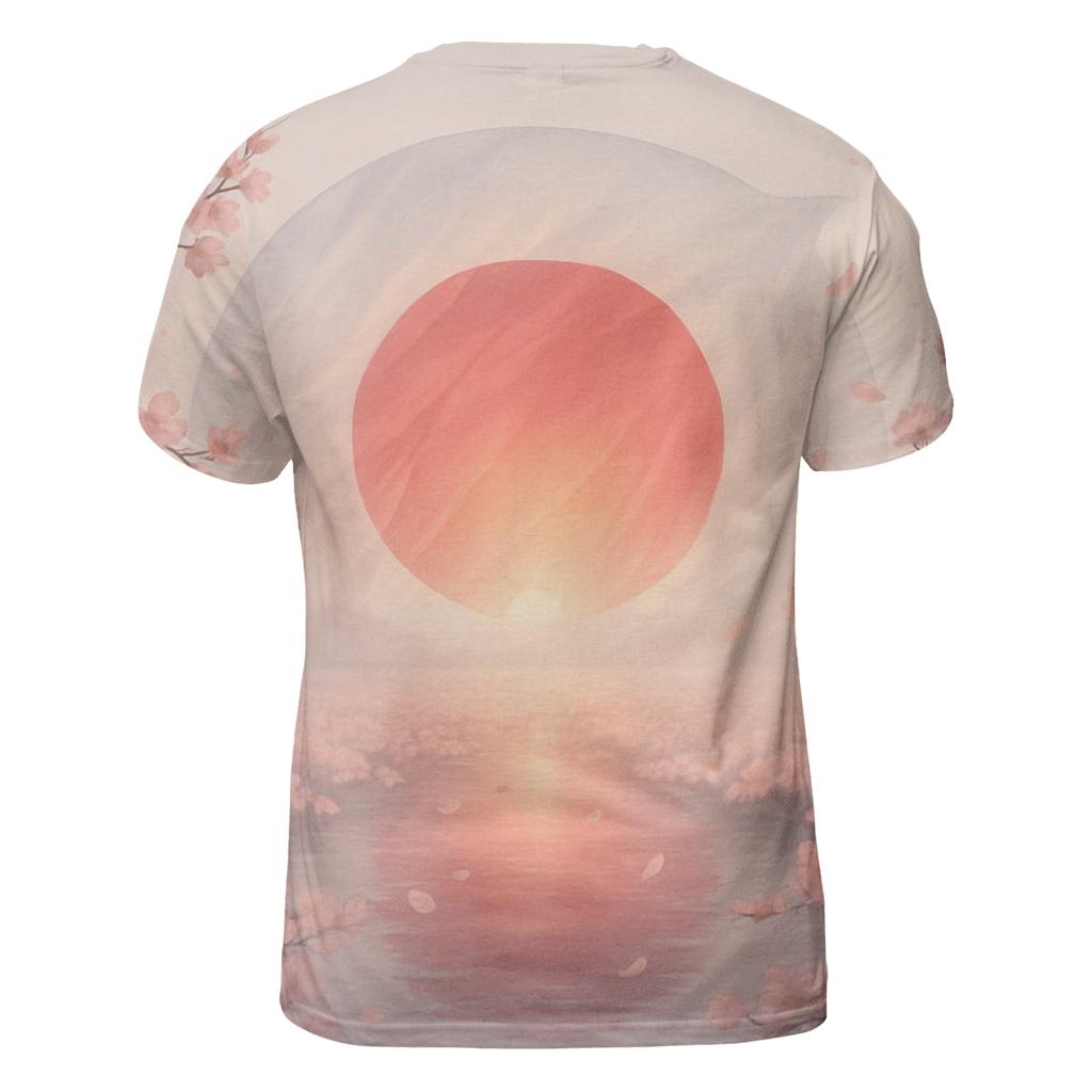 Aurora Sakura Rising Japan unique graphic print tees