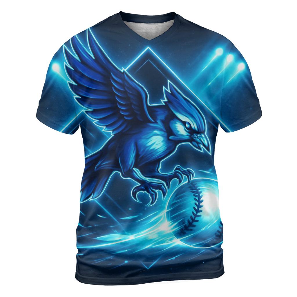 Aurora Diamond Surge Blue Jays Hoodie Art personalized full print shirts