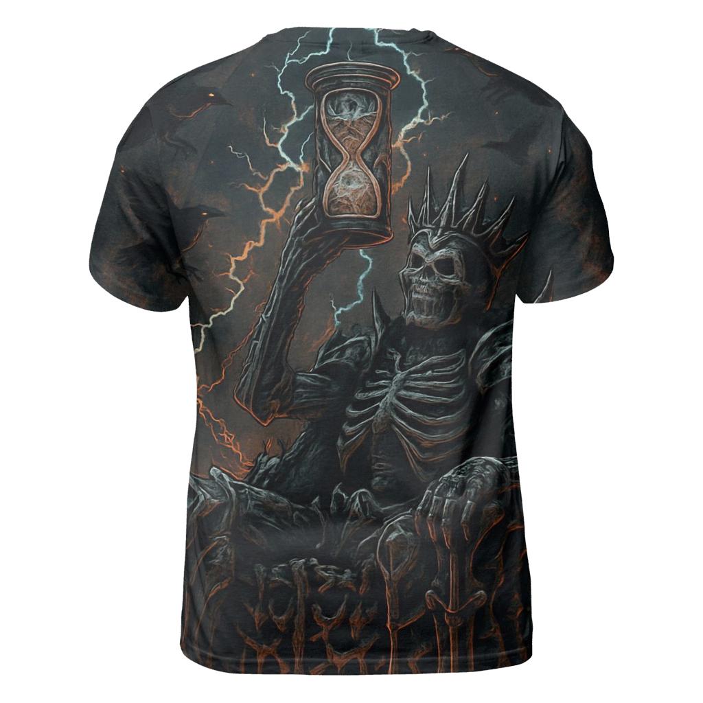Throne Of The Ashen Skeleton King trendy printed shirt styles