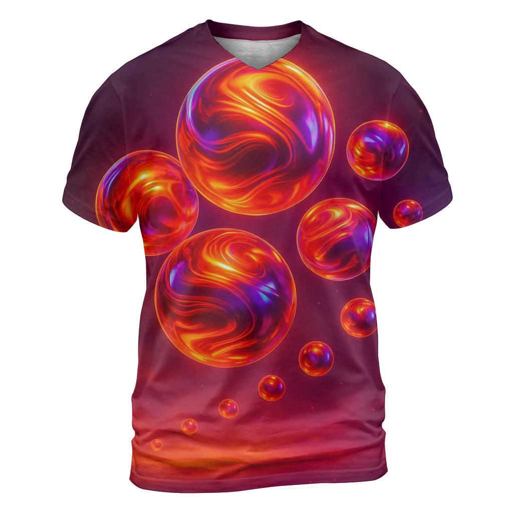 Molten Aurora Marbles custom all-over print shirts