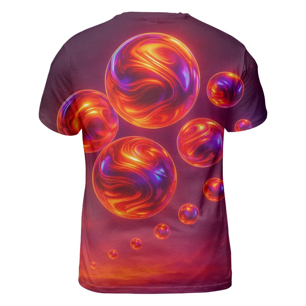 Molten Aurora Marbles custom all-over print shirts