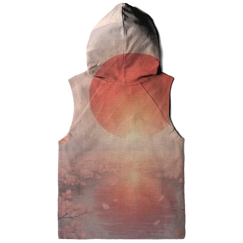 Aurora Sakura Rising Japan lightweight hoodies