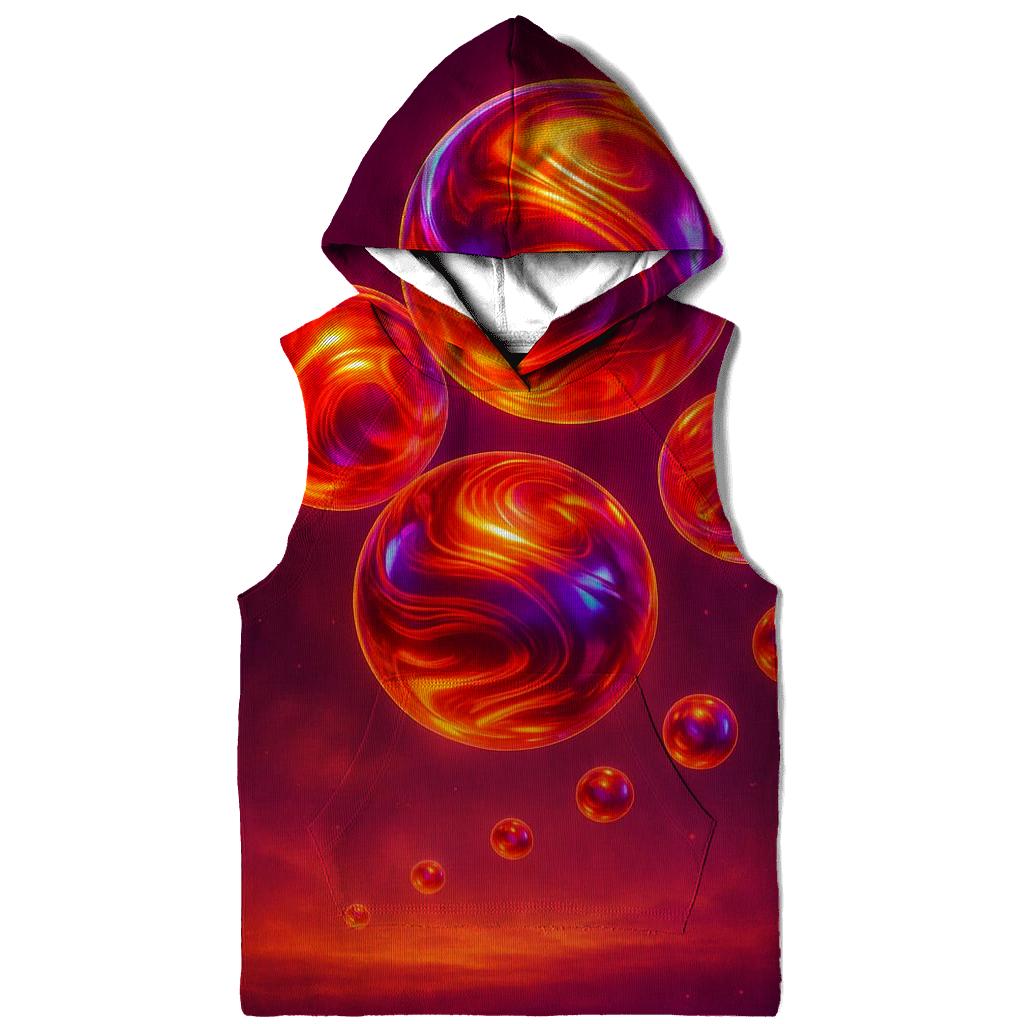 Molten Aurora Marbles designer hoodies