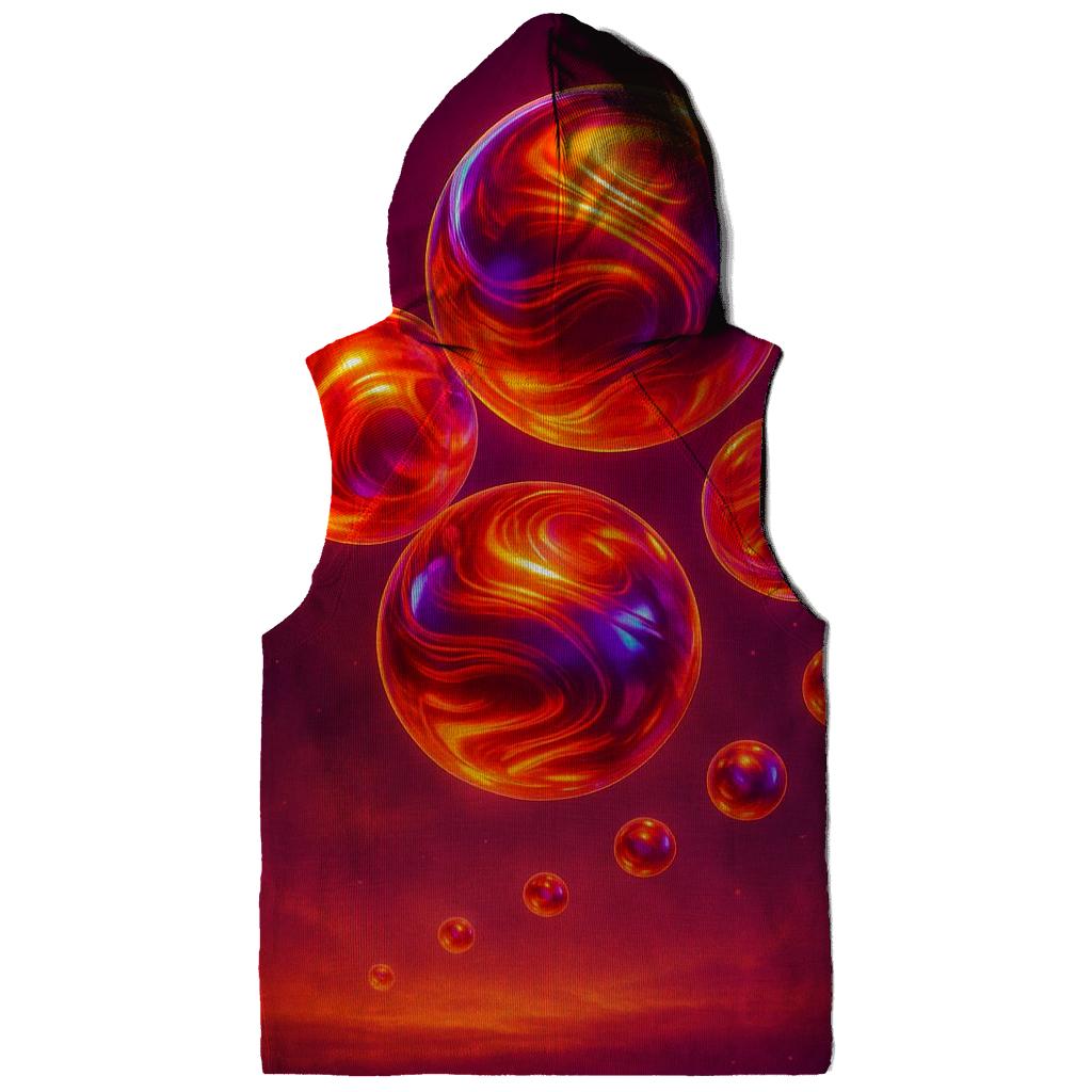 Molten Aurora Marbles designer hoodies