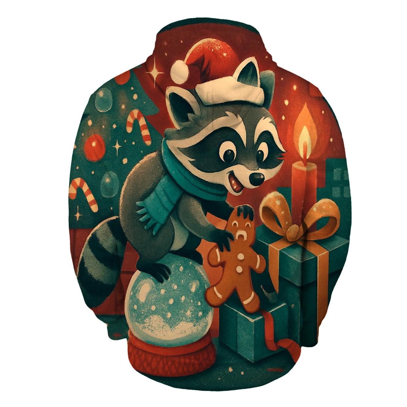 Snow Globe Snack Heist hoodie styles