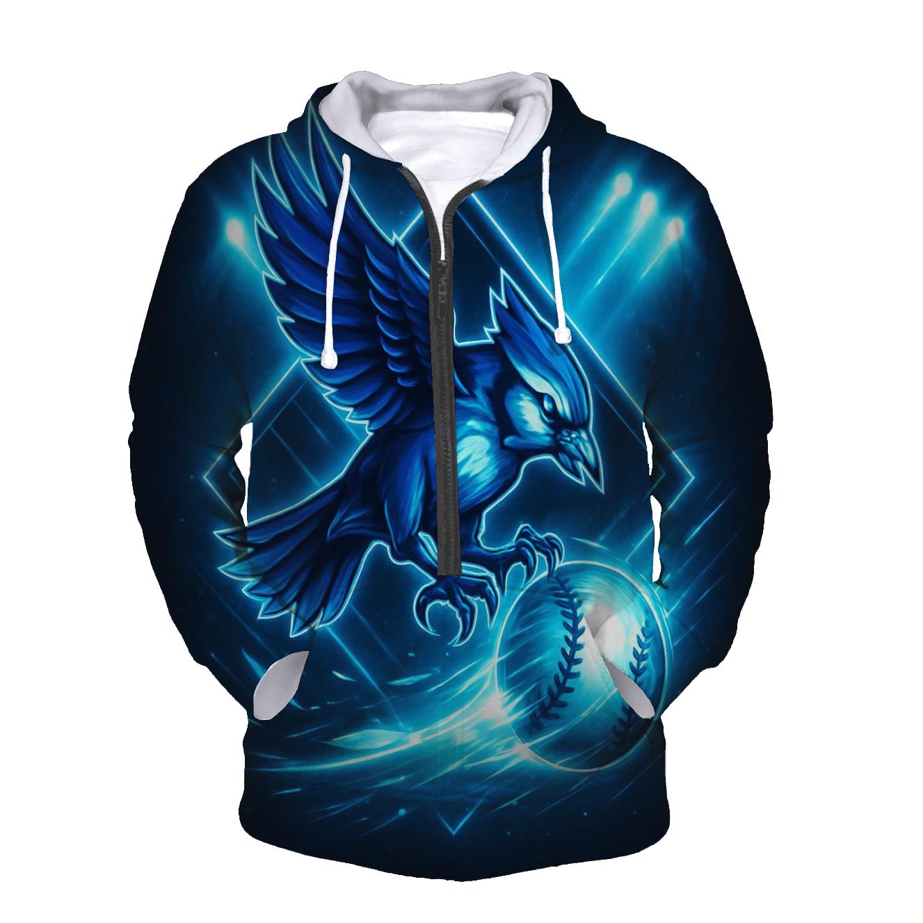 Aurora Diamond Surge Blue Jays Hoodie Art pullover hoodies