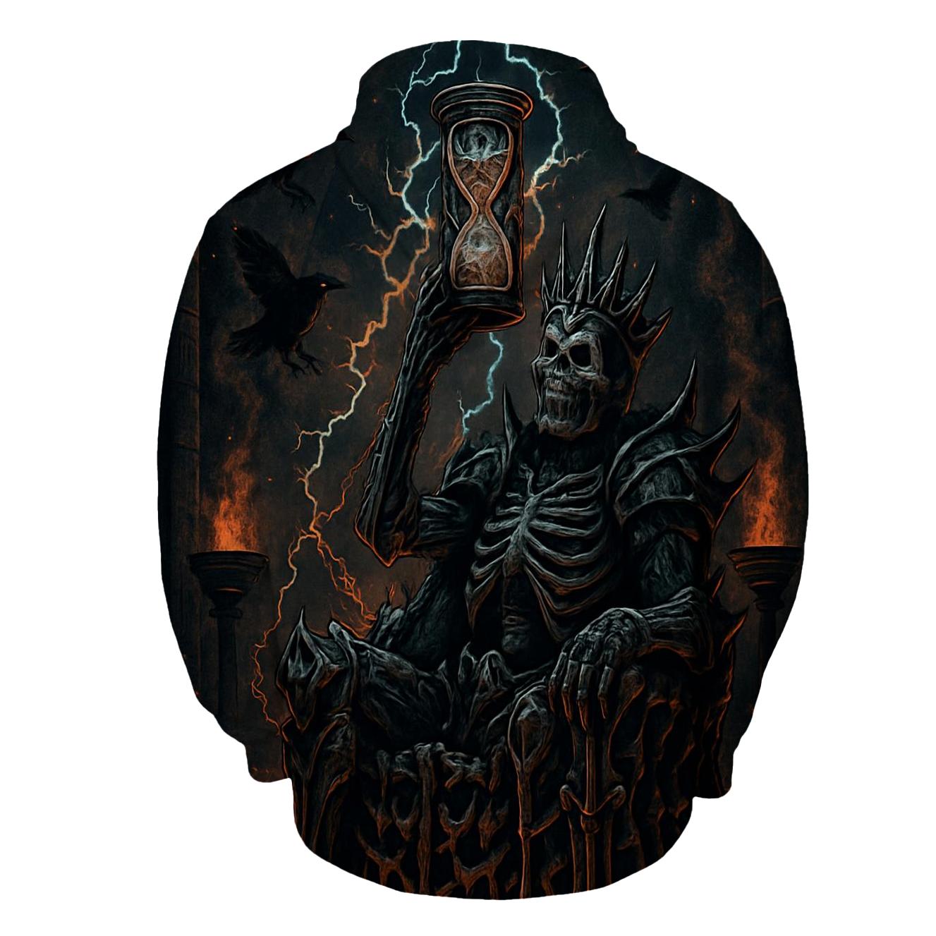 Throne Of The Ashen Skeleton King pullover hoodies