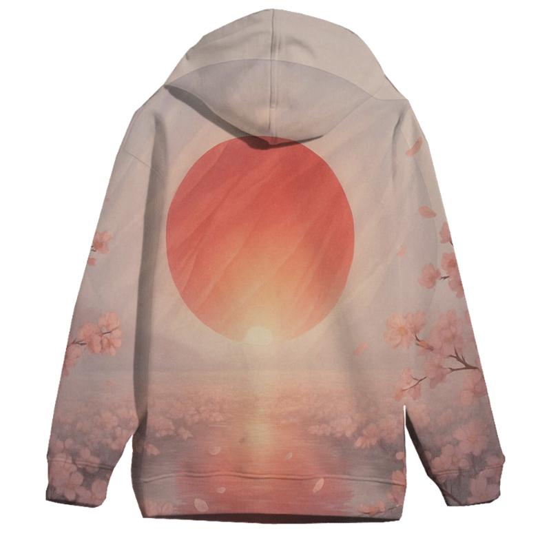 Aurora Sakura Rising Japan custom hoodies