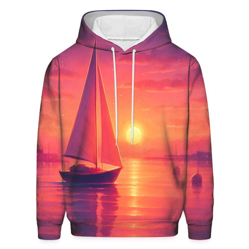 Violet Harbor Glasswater Sunset heavyweight hoodies
