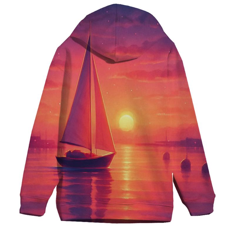 Violet Harbor Glasswater Sunset heavyweight hoodies