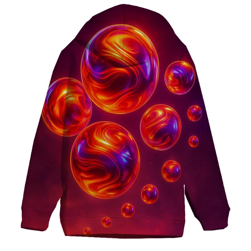 Molten Aurora Marbles heavyweight hoodies