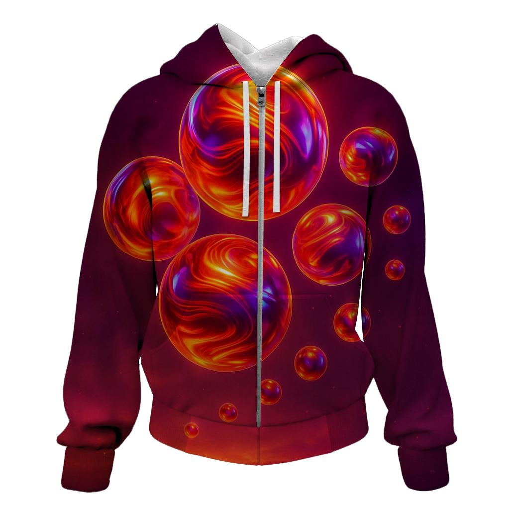 Molten Aurora Marbles hoodies fashion
