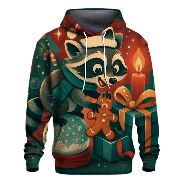 Snow Globe Snack Heist embroidered hoodies