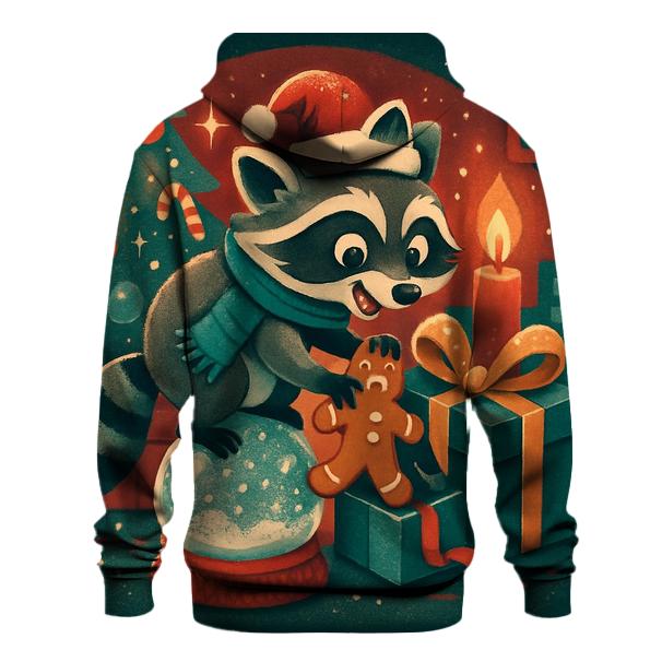 Snow Globe Snack Heist embroidered hoodies